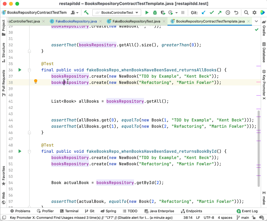 IntelliJ Key Promoter X Demo